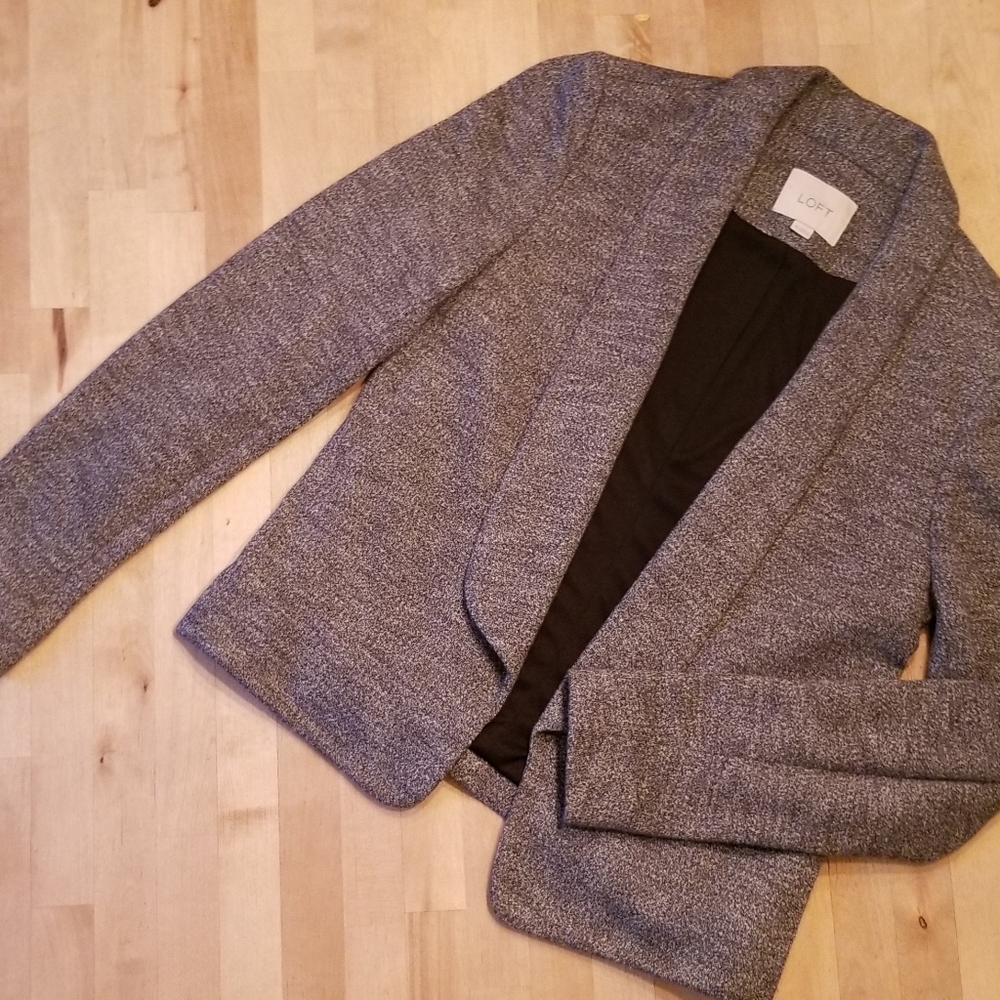 Ann Taylor Loft Tweed Blazer